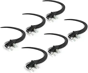 The ROP Shop | (Pack of 6) 9" Hay / Straw Grapple Hooks with Hardware for Accumulator Durable