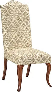 Bailey Street 6091792 Saffron Hb - Chair Cover, Natural Wood Finish with Cream Fabric Shade