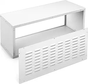 Geelin 42" x 16" Wall Sleeve with Exterior Ventilation Grille Includes Condensate Drain Kit, Insulated Metal Sleeve Packaged Terminal Air Conditioner Compatible with Ptac and Pthp