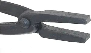 Picard Blacksmith Tongs, Flat Nosed, 24" Long - C35 Steel, 1600g, For Material Thickness 17 to 18 mm, Blacksmith Forge, Blacksmith Tools