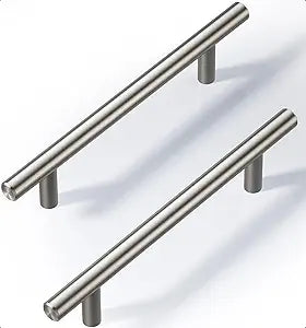 Veise 40 Pack Cabinet Handles, 5 Inch Hole Center Brushed Nickel Kitchen Cabinet Dresser Drawer Pulls, 7.38 Inch Overall Length Hardware for Kitchen and Bathroom Cabinets