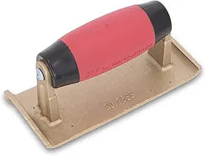 QLT By MARSHALLTOWN Bronze Hand Edgers, Concrete Tools, Soft Grip Handle, 6 x 2-3/4, 7588