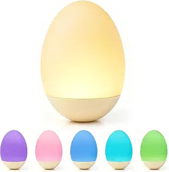 Egg Light for Nursery, Baby Night Light for Feedings & Diaper Changes