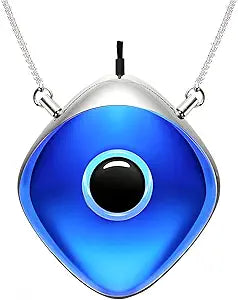 Personal Air Purifier, Chartreey Wearable Air Purifier Necklace, Ture 502 Million/cm┬│ High-Speed Negative Ion Generator Eliminates Dust, Smoke, Pollen, Maintenance Free(Sapphire Blue)