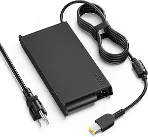 170W Slim Tip Laptop Charger Compatible with Lenovo ThinkPad P50/ P51/ P52, P70/ P71/ P72 /P73; P1 & X1 Extreme; T15p/ P15v/ P16v/ P17; W540/ W541  Replacement AC Adapter