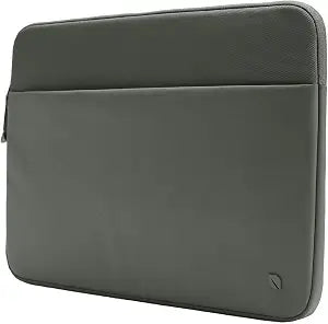 Incase A.R.C. Laptop Sleeve 14 Inch  MacBook Case with Faux Fur Lining, External Pocket  Fits MacBook Pro Air Lenovo Dell HP  Laptop Cover, Computer Case - Travel, Work, College - Smoked Ivy