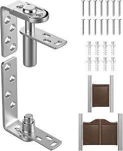 Haidms 1 Pack Saloon Double-Action Stainless Steel Swinging Door Hinges