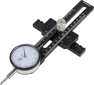 GOINGMAKE Table Saw Gauge Dia Indicator for Table Saw and Band Saw,0.01mm Accuracy Calibration Tool,Table Saw Jig Guide Fits for 3/4" T Slot U Slot,Table Saw Accessories for Woodworking,Machinery
