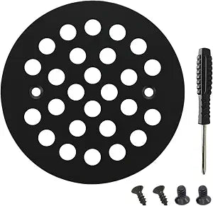4-1/4 Round Shower Drain Cover Replacement Floor Drainer Grate