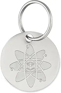 Shield Tag - Natural Flea & Tick Repellent Collar Tag for Dogs & Cats - Waterproof, Lasts 12 Months - Stainless Steel Pendant - Regular Tag (1Pack)