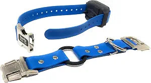 Sparky Pet Co Zeus Bungee E-Collar Replacement Strap, 1" x 30" Waterproof Biothane with Quick Snap Buckle, Fits Garmin, Dogtra, SportDOG & Educator (Blue)