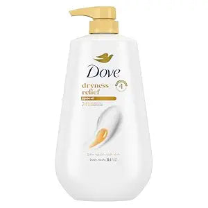 Dove Dryness Relief Body Wash with Jojoba Oil, 30.6 oz