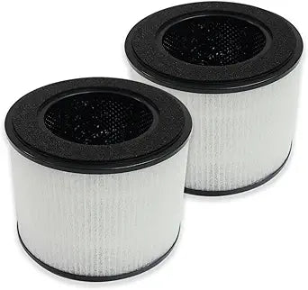 PUREBURG Replacement Filters Compatible with Clarifion AerClear AS-AC207701-01 Air Purifier, 2-Pack H13 HEPA Activated Carbon 2-in-1 4-Stage Filtration Air Clean Dust VOCs