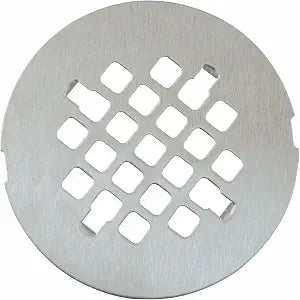 WELSAN 4-1/4" OD Brushed Nickel Shower Drain Cover,Round Shower Floor Drain