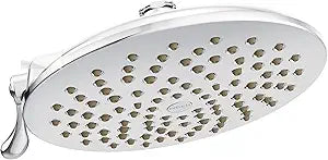 Moen Velocity Chrome Two-Function Rainshower 8-Inch Shower Head with Immersion Technology for a High-Pressure Rinse, S6320