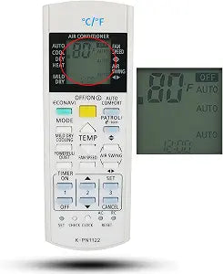 Universal Replacement AC Remote Control Compatible for Panasonic Air Conditioner Sub Remote A75C2913 CWA75C2913 A75C3716 (K-PN1122)