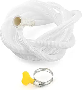 Dehumidifier Drain Hose with Cuttable Rubber Adapter and Connect Clamp, Air Conditioner Drain Hose, Universal Flexible AC and Dehumidifier Replacement Hose(COLOR:4m/13.12ft)
