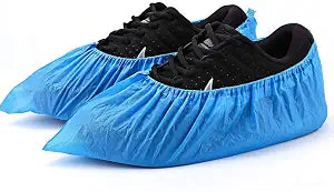 Ogunuoki 100 Pcs (50 Pairs) Premium Shoe Covers Disposable Non Slip Indoor