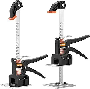 RENYINDA Labor-Saving Arm Jack Multifunctional Construction Jacks, Furniture JacksLift Height 9 inches 400lb Load-Bearing for Installing Windows and Doors, Lifting Furniture, Woodworking Tools