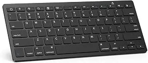 OMOTON Ultra-Slim Bluetooth Keyboard for iPad,iPad Pro/Air/Mini,iPhone
