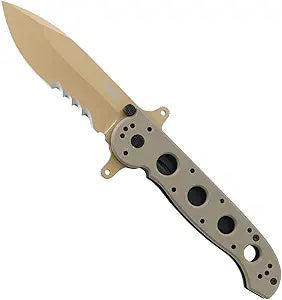 CRKT M21-14DSFG Folding Knife with Liner Lock: 1.4116 Veff Serrations Blade, G10 Handle, Reversible Pocket Clip, M21-14DSFG
