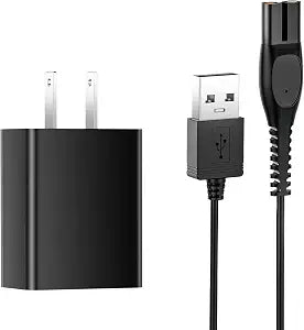 5V Charger for Philips Norelco Shaver 2400 3900 MG3919, Compatible with Phillips Norelco Wet & Dry Series 2000 5000 7000 3000 USB Charging Cable