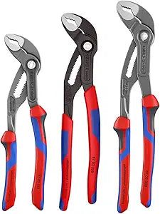 KNIPEX - 9K 00 80 05 US Tools - 3 Piece Multi-Component Cobra Set (7, 10, & 12) (9K008005US)