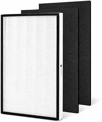 Nispira 83195 Replacement Filter Compatible with Kenmore 83254, 83396, 85254 & F-K3 Air Purifiers, Includes 1 True HEPA Filter and 2 Activated Carbon Pre-Filters, 1 Set