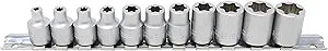 CTA Tools 1469 11 Pc. Flat-Cut E-Star Socket Set