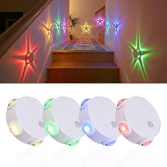 Motion Sensor Night Light 4 Pack, Dimmable LED Wall Light Indoor Use