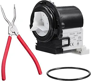 ( ) 4681EA2001T Washer Drain Pump Motor & 383EER4004A 11 Inch Washer Spring Expansion Removal Tool - 4681EA2001T Fit for LG Kenmore Washer Spring Expansion Tool Fit for LG Samsung Washer