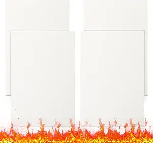 Thickened High Temperature Ceramic Fiber Gasket Paper Fireproof Insulation