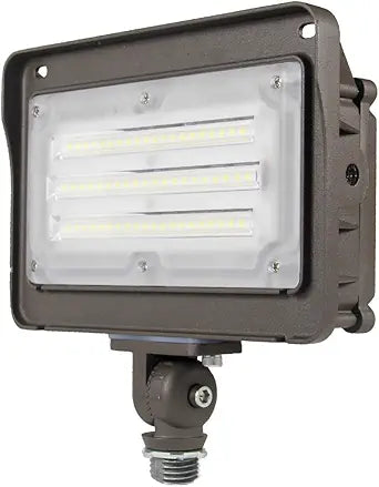 kadision LED Flood Light Outdoor with Dusk to Dawn Photocell, 50W 6500LM IP65 Waterproof Adjustable Knuckle Mount LED Flood Lights 5000K 100-277V ETL Listed
