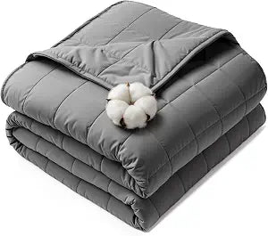 HCOIW Weighted Blankets for Adults - 20lbs,60 x 80Queen Size Heavy Blanket for Sleeping, Machine Washable, Soft and Breathable Cooling Blanket with Premium Glass Bead,All-Season