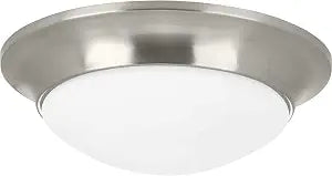 Progress Lighting 11.5" Flush Mount Light, Brushed Nickel