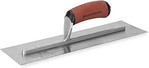 MARSHALLTOWN High Carbon Steel Finishing Trowel, 4 x 14 Inch Concrete, Masonry and Drywall Finishing Tool, Made in the USA, MXS57D