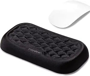 Vaydeer Mouse Wrist Rest Pad, Memory Foam Hand Rest Support Padded for Office, Computer, Laptop, Typing and Wrist Pain Relief and Repair (5.91 inch, Black)