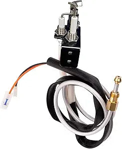 Electronic Ignition Pilot Assembly, 24 Inch Natural Gas Line, Compatible with EPK-01 EPK-02 Valves, Dexen Style Igniters, Real Fyre Systems for Fireplace and Furnace