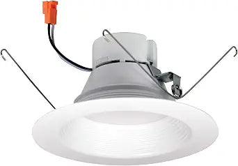 Nora Lighting NOX-563230 5/6" ONYX LED Baffle Retrofit Trim, White, 3000K