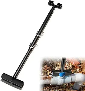Adjustable Long-Handle Ball Valve Wrench & Backflow Valve Key, Fits 1/2"2" Plastic Ball Valves, Outdoor Water Shut-Off Tool for Irrigation, Backflow Preventers, Sprinkler Lines & Fire Riser Systems