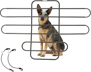 The ZooKeeper Original Car, SUV, Truck Dog Barrier: Adjustable Universal for All Vehicles - Moves with Your Vehicle Seats. Tilt. Slide. Recline. Easy Install - Strong Metal Tubing Gate Pet Divider