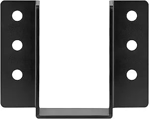 2 PCS Heavy Face Mount Joist Hanger Bracket Fits 6x10, 6x12 Nominal Wood Beam, Inner Width: 5-1/2", 8 Gauge Steel