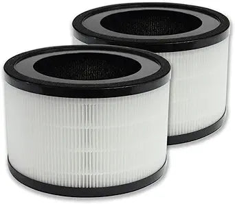PUREBURG MAF-02 Replacement Filter Compatible with Miko IBUKI M Air Purifier,2-Pack H13 True HEPA 3-Stage Filtration Activated carbon Air Clean Dust VOCs Odor PM2.5 Smoke