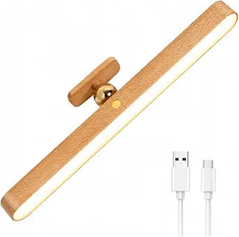 Wooden Vanity Light 360 Rotatable Magnetic for Makeup,Closets-1 PCS