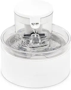 PetSafe Outlast Pumpless Cat Water Fountain 60 oz/1.7L Indoor Water Dispenser for Cats, Dishwasher Safe, Easy Assembly and Cleaning, Water Filter Included