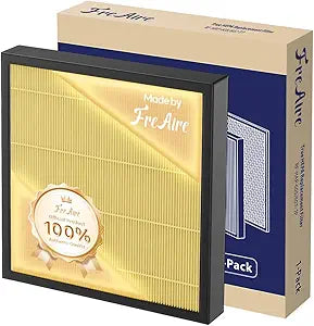 FreAire HAP605 Air Purifier Original Replacement Pet Allergy Filter, 3-Stage Filtration Repacement for High-Efficient Filtration, 1 Pack, Yellow