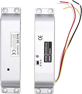 Electric Drop Bolt Lock NC Mode Fail Safe DC 12V Electronic Bolt Door Lock for Access Control System with Time Delay