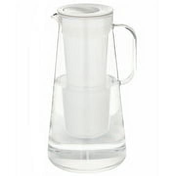 7 cup white pitcher with filter