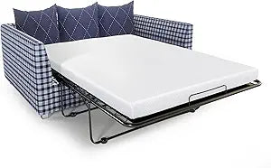 4.5 Inch Memory Foam Sofa Bed Replacement Mattress for Full Size Sleeper | Oeko-TEX| CertiPUR-US Certified | Washable Cover(Sofa Not Included)