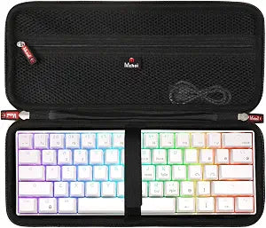 Mchoi Mechanical Keyboard Case Suitable for 60% 65% Wired/Wireless Bluetooth Mechanical Gaming Keyboard, Case Only